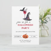 ハロウィン・カクテルパーティー 招待状 (スタンド正面)