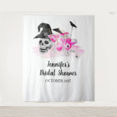 ハロウィン カクテル ブライダル シャワー 背景 タペストリー (正面)