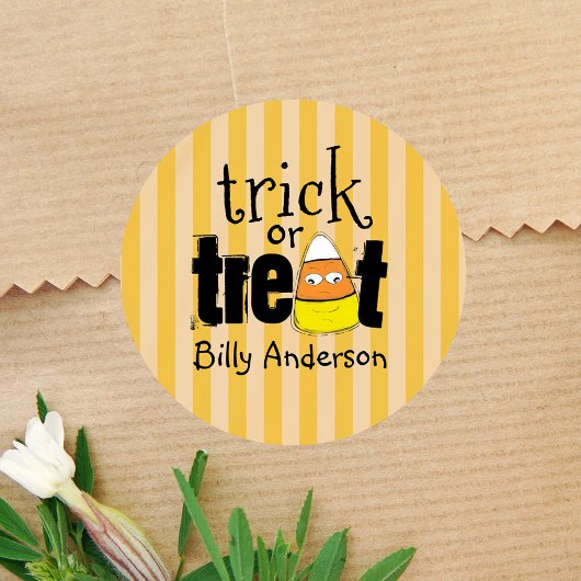 ハロウィン カスタム かわいい トリックオアトリート シール