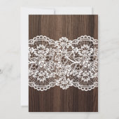 ハロウィン カップルシャワーの招待状。黒と赤 招待状 (裏面)