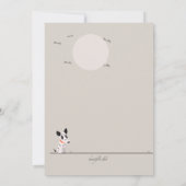 ハロウィン カップル シャワー 招待状 (裏面)