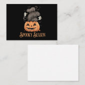 ハロウィン カピバラ ノートカード (正面/裏面)