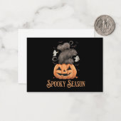 ハロウィン カピバラ ノートカード (正面/裏面インサイチュ)