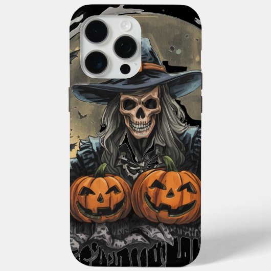 ハロウィン,カボチャの守護者,ドクロカボチャ Case-Mate iPhoneケース (裏面)