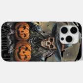 ハロウィン,カボチャの守護者,ドクロカボチャ Case-Mate iPhoneケース (裏面 (横))