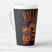ハロウィン, カボチャの集会が花開く, ゴシック カフェラテマグ (左アングル)