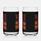ハロウィン, カボチャの集会が開花, ゴシック ガラス缶 (左)