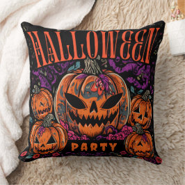 ハロウィン, カボチャの集会が開花, ゴシック クッション