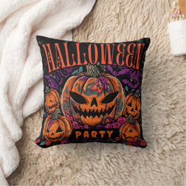 ハロウィン, カボチャの集会が開花, ゴシック クッション
