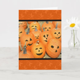 ハロウィン カボチャパッチ カード