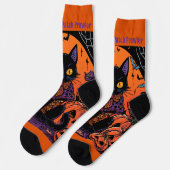 ハロウィン,カボチャ畑をうろつく者,黒猫 ソックス (左)