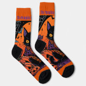 ハロウィン,カボチャ畑をうろつく者,黒猫 ソックス (右)