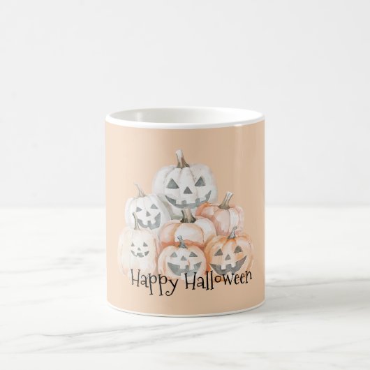 ハロウィン カボチャ カービング コーヒーマグカップ (中央)