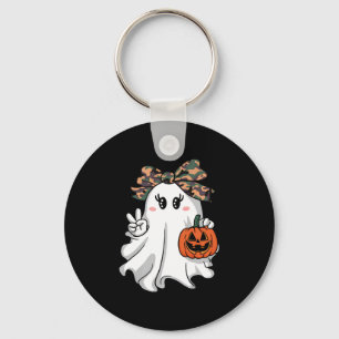 ハロウィン カモフラージュ 変装 おばけ ハッピーハロウィン キーホルダー