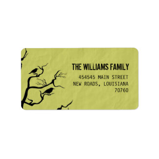 ハロウィン |カラス ラベル