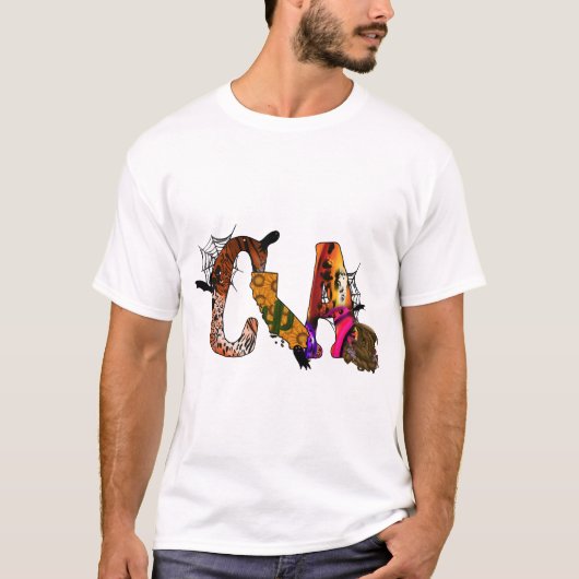 ハロウィン・カリフォルニア Tシャツ (正面)