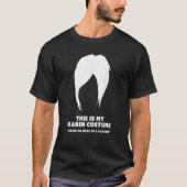 ハロウィン・カレンおもしろいの衣装、生の笑いの髪型 Tシャツ (正面)