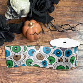 ハロウィン | カートゥーンの目玉のテープ サテンリボン