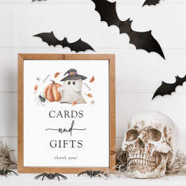 ハロウィン カードとギフト ベビーシャワー サイン