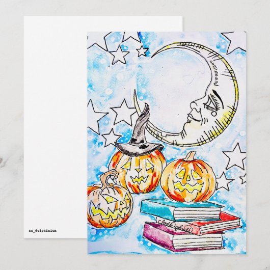 ハロウィン カード (正面/裏面)