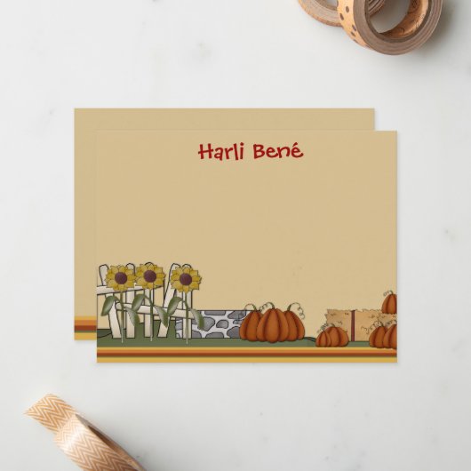 ハロウィン カード (正面/裏面インサイチュ)