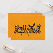 ハロウィン カード (正面/裏面インサイチュ)