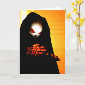 ハロウィン カード (黄色い花)