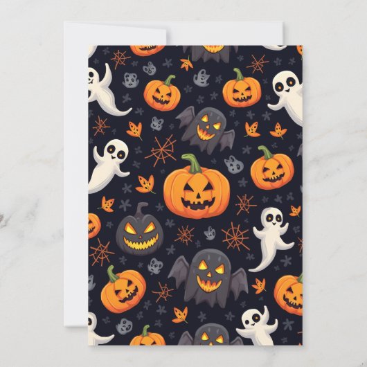 ハロウィン カード (裏面)