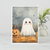 ハロウィン カード おばけ (スタンド正面)