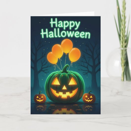 ハロウィン カード,ハッピーハロウィン カード (正面)