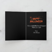 ハロウィン カード 幸せ,ハロウィン 家族 写真 (内部)