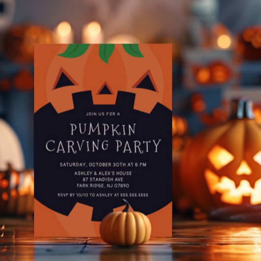 ハロウィン カービング & セレブレーション 招待状
