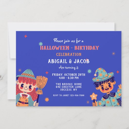 ハロウィン キッズ インビテーション (正面)