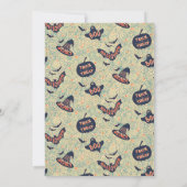 ハロウィン　キッズ　コスチューム　バースデー　パーティー　招待状 招待状 (裏面)