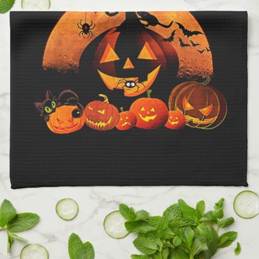 ハロウィン キッチンタオル (折り畳み)