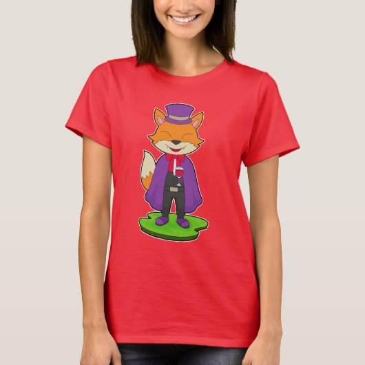 ハロウィン キツネ ヴァンパイア Tシャツ (正面)
