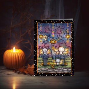 ハロウィン キティ フェアリーズ かわいい アート カード