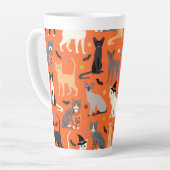 ハロウィン・キャッツ カフェラテマグ (左アングル)