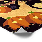 ハロウィン・キャッツ・バイ幽霊のよく出る・ザ・ハウス ポスター (角)