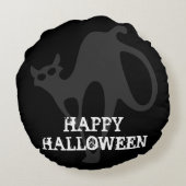 ハロウィン・キャッツ ラウンドクッション (裏面)