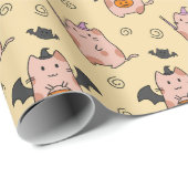 ハロウィン・キャッツ ラッピングペーパー (ロールコーナー)