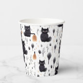 ハロウィン・キャッツ 紙コップ (裏面)