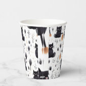 ハロウィン・キャッツ 紙コップ (右)