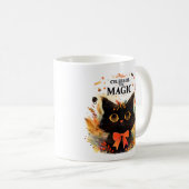 ハロウィン・キャットを祝おう コーヒーマグカップ (正面右)
