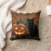 ハロウィン.キャット クッション (ブランケット)
