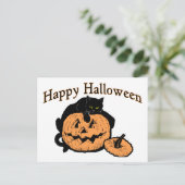 ハロウィン・キャット ポストカード (スタンド正面)