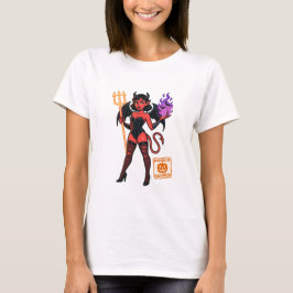 ハロウィン・キャラクター・サキュバス - ダークで遊び心 Tシャツ
