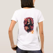 ハロウィン・キャラクター・サキュバス - ダークで遊び心 Tシャツ (裏面)