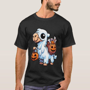 ハロウィン キャラクター 骸骨 幽霊 お菓子入れ 1 Tシャツ