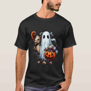 ハロウィン キャラクター 骸骨 幽霊 お菓子入れ Tシャツ